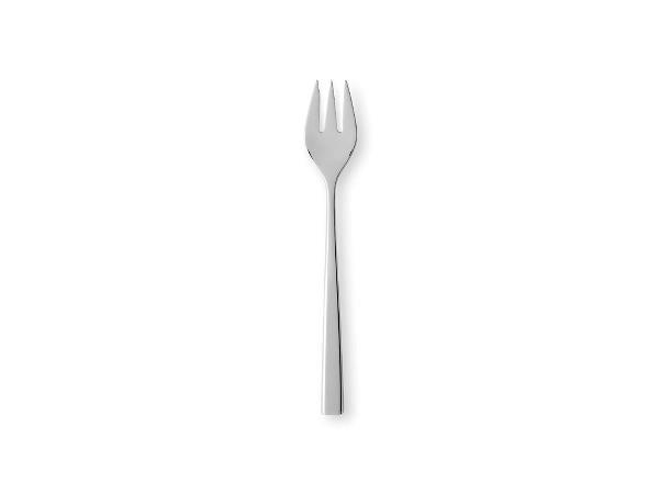 12 stk. Gense Fuga Kagegaffel 15,5 cm Mat/Blank stål