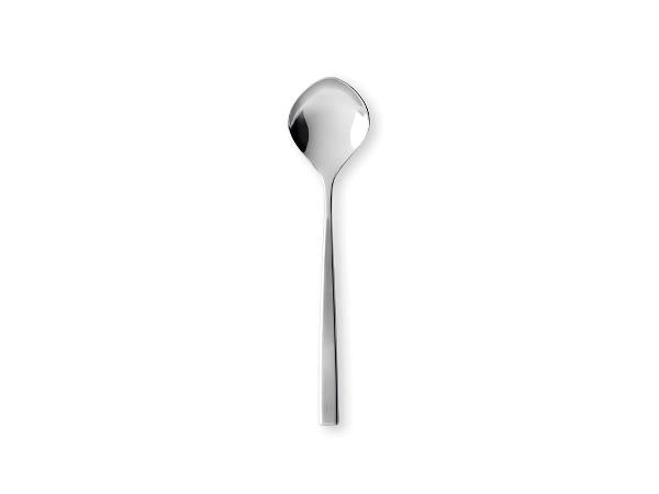12 stk. Gense Fuga Dessertske 17 cm Mat/Blank stål