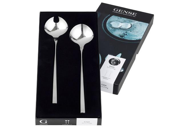 Gense Fuga Salatbestik 25 cm Mat/Blank stål