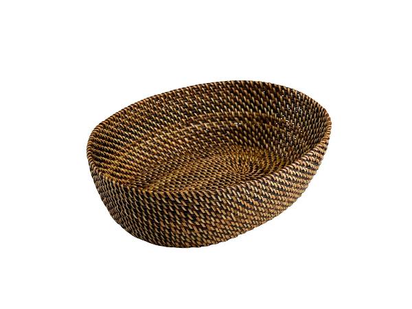 Pillivuyt Brødkurv oval 24,5 x 18 cm Lys/Mørk brun