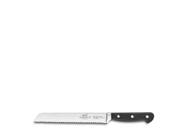 Lion Sabatier International Pluton Brødkniv 20 cm Stål/Sort