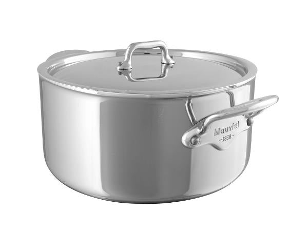 Mauviel Cook Style Gryde med stållåg Dia 24 x 13,5 cm 5,9 liter Stål