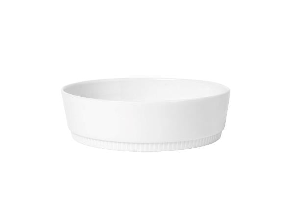 2 stk. Pillivuyt Toulouse skåle lav nr. 4 - Ø20 cm 1,2 liter - Hvid - Ovnfast (tilbehør eller bagværk)