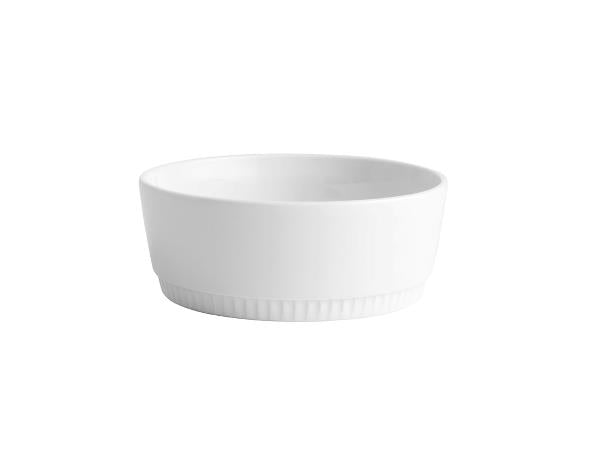 3 stk. Pillivuyt Toulouse skåle lige kant - Ø14 cm 0,5 liter - Hvid - Ovnfast (tilbehør)
