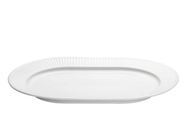 2 stk. Pillivuyt Plissé fade L:36 x B:25 cm - Hvid - Ovnfast