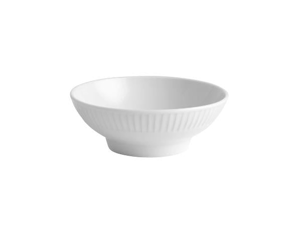 6 stk. Pillivuyt Plissé skåle Ø12 cm H:4,5 cm - Hvid - Ovnfast