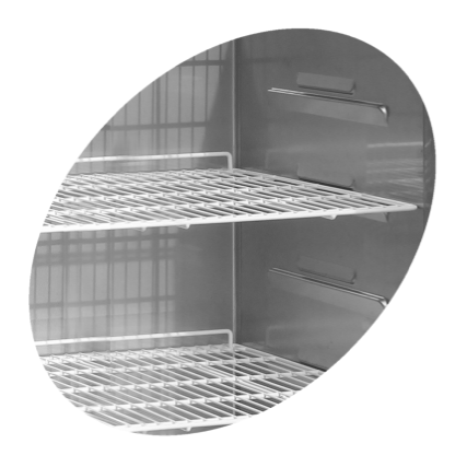 Lagerfryseskab - Tefcold RF710 - 484 liter - 45 DB - 6,57 KW/24 timer (GN 2/1) (UDGÅET)