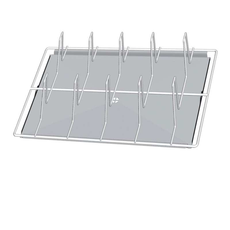 Bageplade til 10 kyllinger, non-stick, m. fedtsamler - Unox - 60 x 40 cm