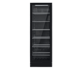 Sort display køleskab - Vestfrost MFG 185 - 285 liter - 45 dB - 1,68 kw/ 24 timer (Eksklusiv design)